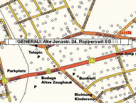 Situationsplan Telepic / Generali